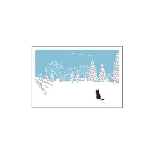 ポストカード　冬・冬柄たびねこポストカード　PPA-231f　もりとしのり　絵葉書