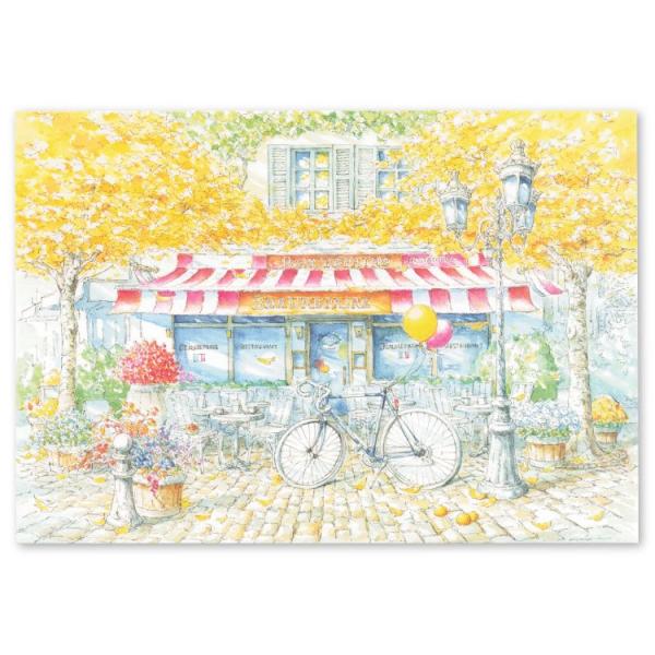 ポストカード 秋・内田新哉ポストカードSU-622 「Balloon Cafe