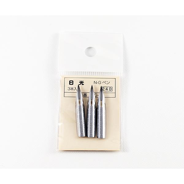 線の強弱がつけ易い、ペン先の中で最も太い線が書けるペン先です。線の強弱を思い通りに付けるには、多少の慣れが必要です。■用途／ マンガのキャラ、効果線＊線の強弱（強は太い線、弱は細い線）とは、ペン先の角度や筆圧加減によって太い線、細い線を使い...