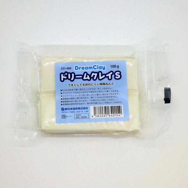 乾燥硬化　芯材使用可　主成分…樹脂・植物粉うすく伸ばしても乾燥後は柔軟性が出るので折れたりしません。・可塑性が良くよく伸びるので精密な成形ができます。・芯材を使って、薄く伸ばした粘土で包むようにすると大きな作品も作れます。乾燥後、中身を取り...