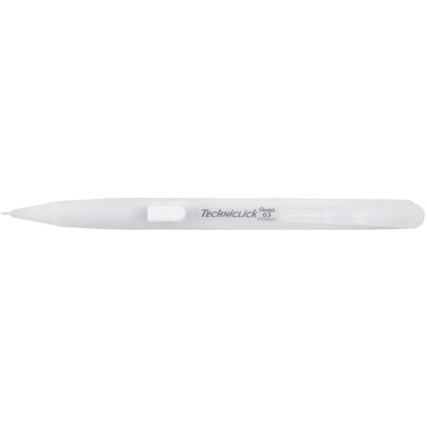 限定】ぺんてる Techniclick Automatic Pencil (0.5mm) WHITE ホワイト