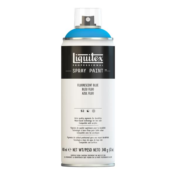 リキテックス スプレー 096蛍光ブルー 400ml : アートかぼす 文具と