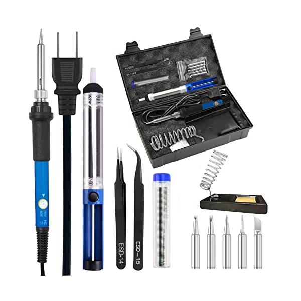 ペンシル・パッケージ個数:14・1安全の絶縁シリカゲル付きはんだごて使用の際にご安心ください。アイロン上の絶縁シリカゲルでアイロンの高温または地面に落とし、アイロンをアイロンされているから保護するのを効果的になります。初心者には使いやすいセ...