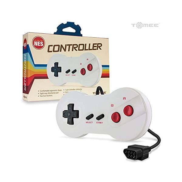 -/-/813048010234・パッケージ個数:1・Tomee Dogbone Controller for NESは、お気に入りのレトロなコントローラーと同じクラシックな感触を提供し、快適な人間工学に基づいたデザインで親指と手の疲労を軽...