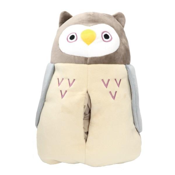 ぬいぐるみティッシュカバー フクロウ 箱ティッシュサイズ ことりカフェオンラインショップ 通販 Yahoo ショッピング