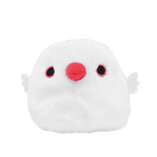 とりだんご 白文鳥 ぬいぐるみ ことりカフェオンラインショップ 通販 Yahoo ショッピング