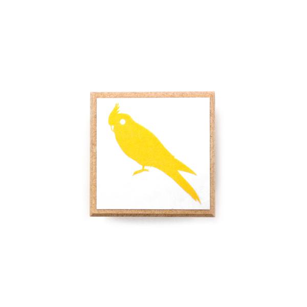 ことりカフェ心斎橋 オリジナルスタンプ 大 オカメインコ シルエット ことりカフェオンラインショップ 通販 Yahoo ショッピング