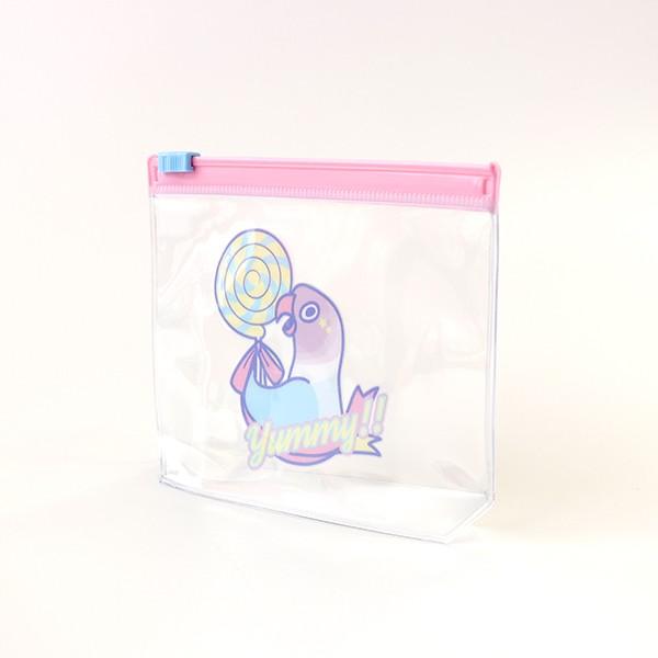 もしもしこちら文鳥 ゆめかわインコ ビニールポーチ ボタンインコ クリックポスト対応 ことりカフェオンラインショップ 通販 Yahoo ショッピング