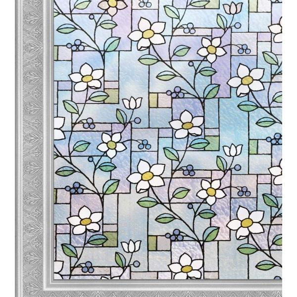 [目隠し・プライバシー保護] 室内の明るさを維持しながら、気になる視線をカットします。窓用フィルムを貼るだけで簡単に透明ガラスがスリガラス仕上げることができ、めかくし効果があり、防犯にも有効です。[UV90%+カット・紫外線対策] ガラスフ...