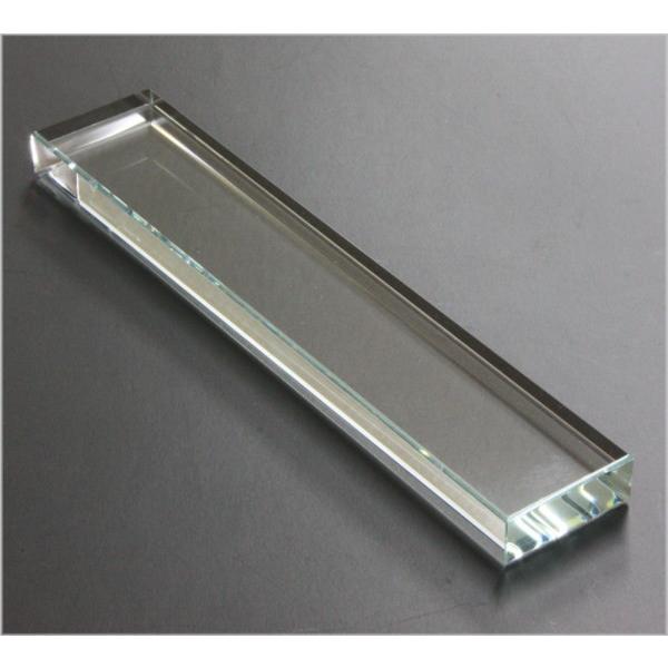 クリスタル文鎮 ペーパーウエイト 角型 310g 4.0×1.5×21cm