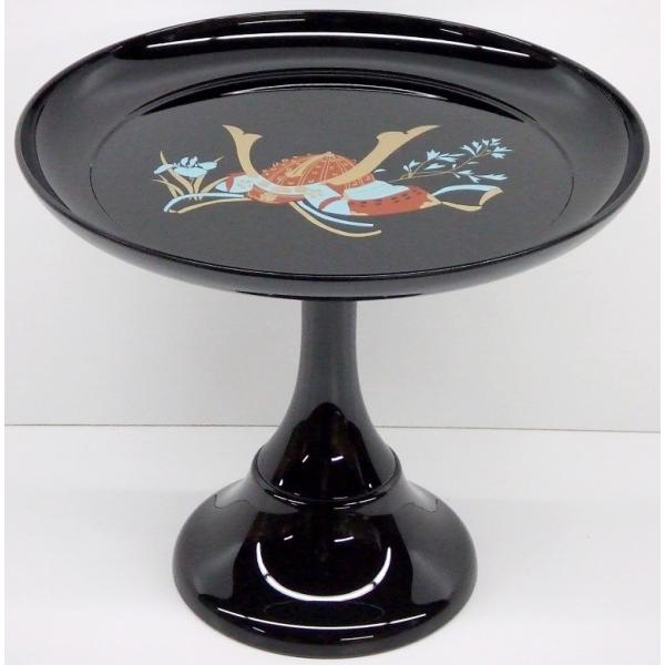 ◆サイズ・本体寸法：間口26×奥行き26×高さ21.9cm ◆仕様 ・お祝い用菓子器・本体材質：樹脂製・塗装：黒（絵付き）　組み立て式（３分割）・箱付き ◆特徴　端午の節句用の菓子器です。　お祝いのお菓子を飾る時に使うと見栄えが良くなります...