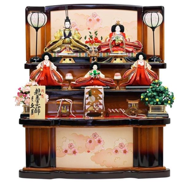 京雛美品ひな祭り 雛人形「れいれい 京刺繍・四君子」｜雛人形の通販 ふらここ
