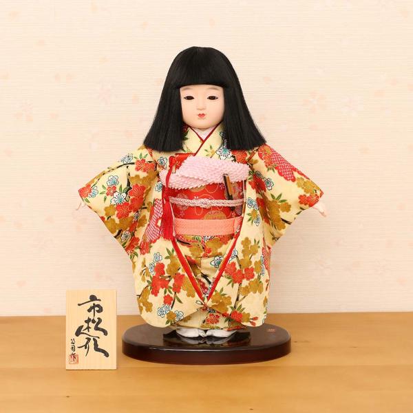 市松人形 齊藤公司作 8号 愛ちゃん 金彩友禅 8b-05a-j 雛人形