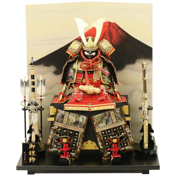 五月人形 鎧 8号 鎧飾り 人形工房天祥オリジナル 大鎧 勇 正絹絲縅