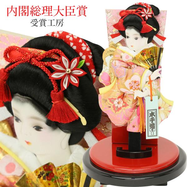 羽子板8号 お正月飾り 羽子板飾り8号 押し絵羽子板 新あかね振袖 金彩