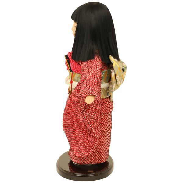 久月 市松人形 齊藤公司作 10号 正絹しぼり 雛人形 ひな人形 初節句