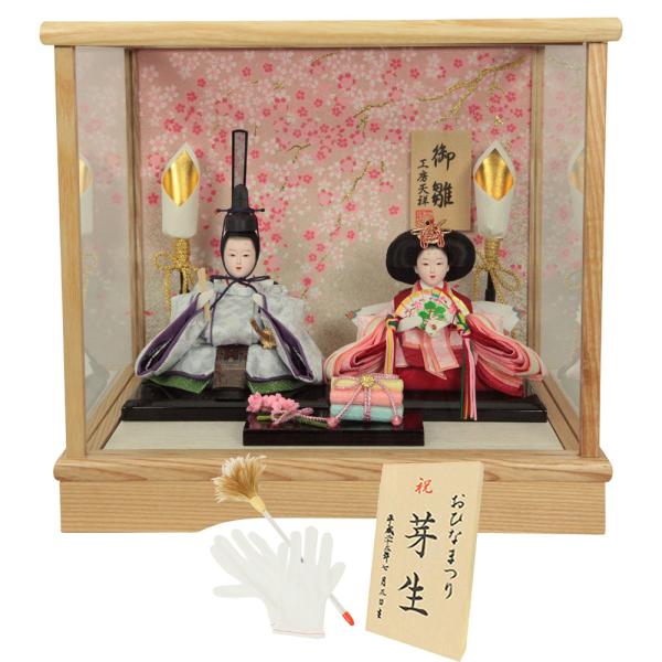 雛人形 ひな人形 コンパクト ケース飾り 親王飾り おしゃれ インテリア
