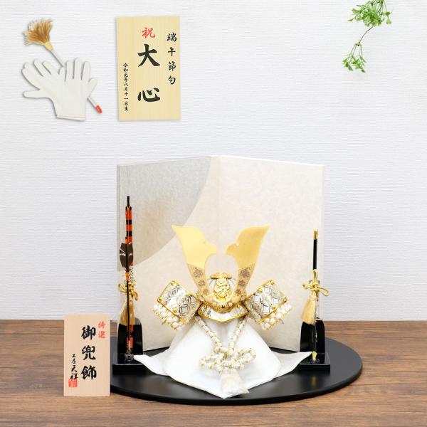 兜飾り シルバー 黒 兜飾り koubou-tensho_n23ss-c5