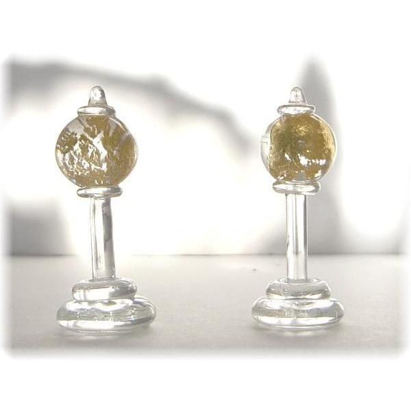 ガラス細工 ぼんぼり金箔入り Ogj 9 ガラス工房ぎやまん2 通販 Yahoo ショッピング