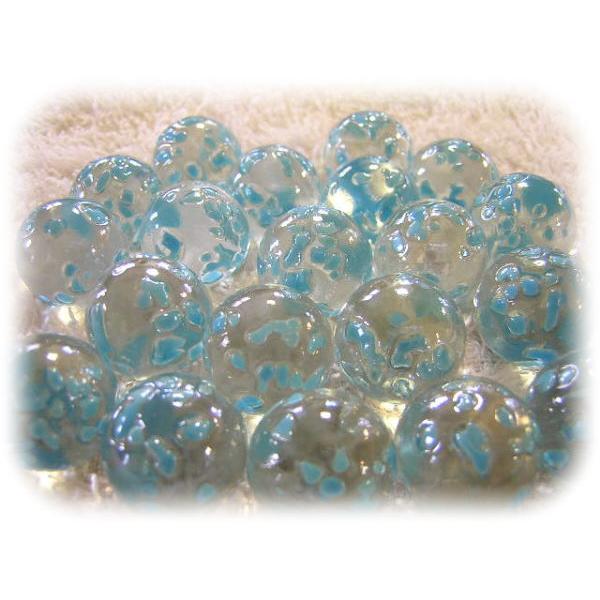 ビー玉【水玉・ブルー】17m/m : ガラス工房ぎやまん2 - 通販 - Yahoo