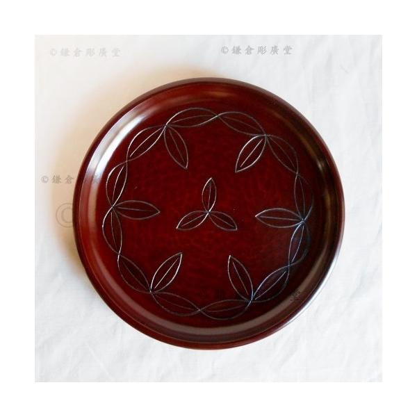 煎茶道具 葉形盆 鎌倉彫 特大　紙箱入　漆器　漆芸　伝統工芸品　トレー 鎌倉彫の鎌倉彫 お盆 | 鎌倉彫陽雅堂 公式オンラインショップ 伝統工芸