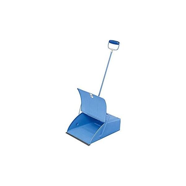 耐久性のある金属製の移動清掃用チリトリ。ハードな使用条件でも長持ちします。先端にゴムが付いているので細かいゴミもきれいに回収できます。幅　　277mm奥行　120mm高さ　800mm重量　940g