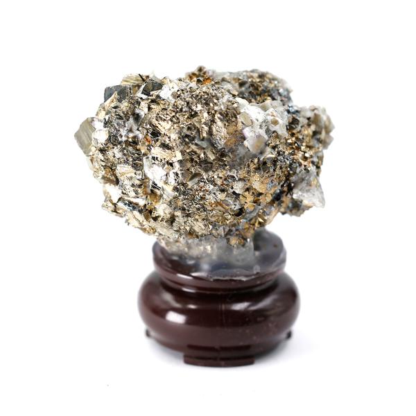 パイライト 136グラム 1点もの 原石 天然石 パワーストーン 黄鉄鉱