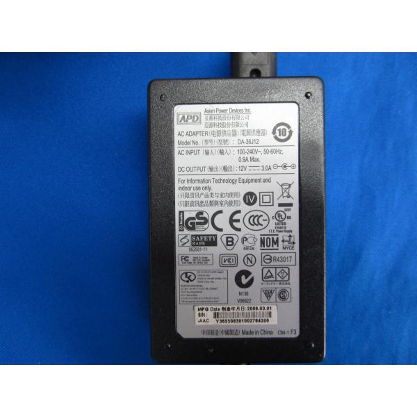 HAD-19□APD ACアダプタ DA-36J12 12V 3.0A 動作保証 : 888スリー