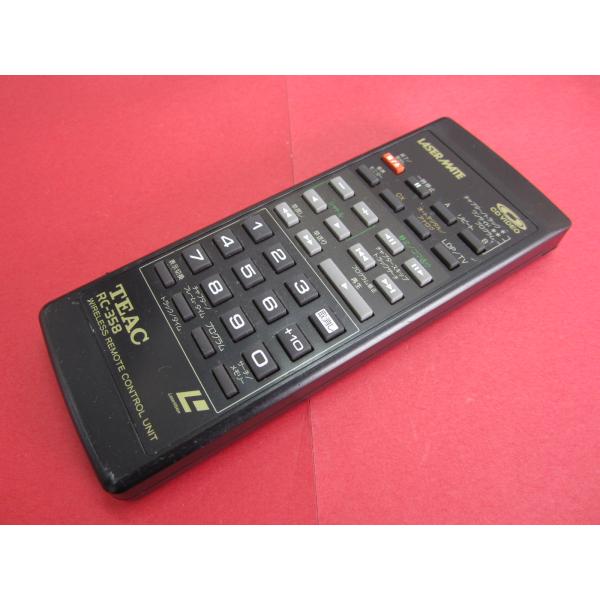 RAA-6□TEAC LASER MATE CD VIDEO レーザービジョン リモコン RC-358