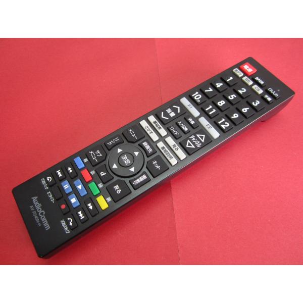 RAA-6■AudioComm 美品ですよ(^^♪テレビリモコン 日立Wooo専用 AV-R340N-H 動作保証