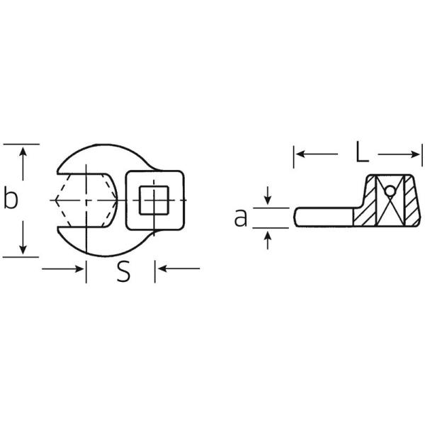 Stahlwille スタビレー 道具 工具 540a 1 5 8 000505607016 こうぐる 3 8sq クローフットスパナ 02500066 540a 1 5 8