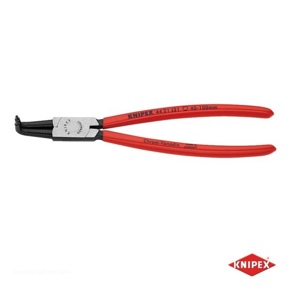 KNIPEX 4421-J31 穴用スナップリングプライヤー 曲