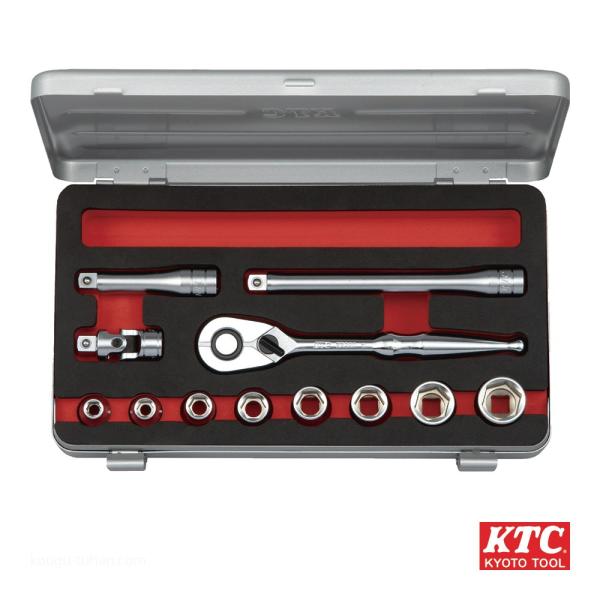 KTC TB312A 9.5sq.ソケットセット(六角)[12点]