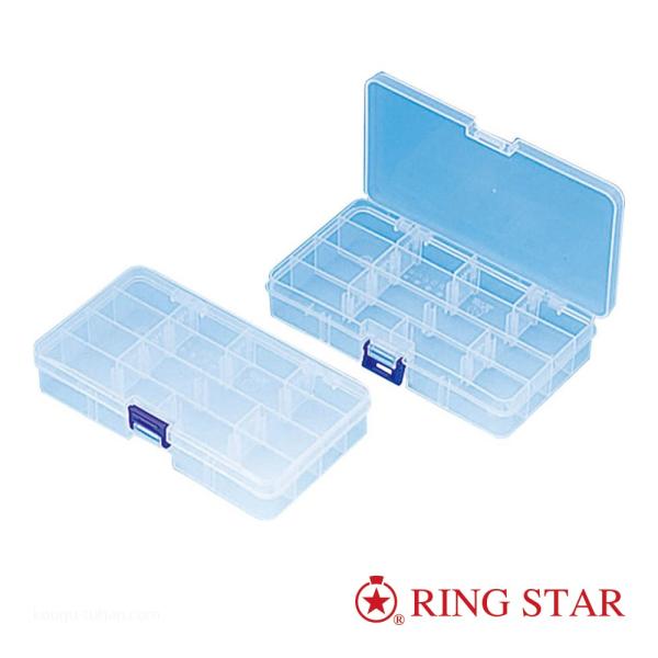 ●名称：ポケットケース●メーカー：RING STAR：リングスター●型番：PC-162●工具・パーツ収納、施錠＞パーツケース●仕様：外寸奥行(mm)：95 外寸間口(mm)：165 外寸高さ(mm)：30●特長：あらゆる小物収納の決定版。コ...