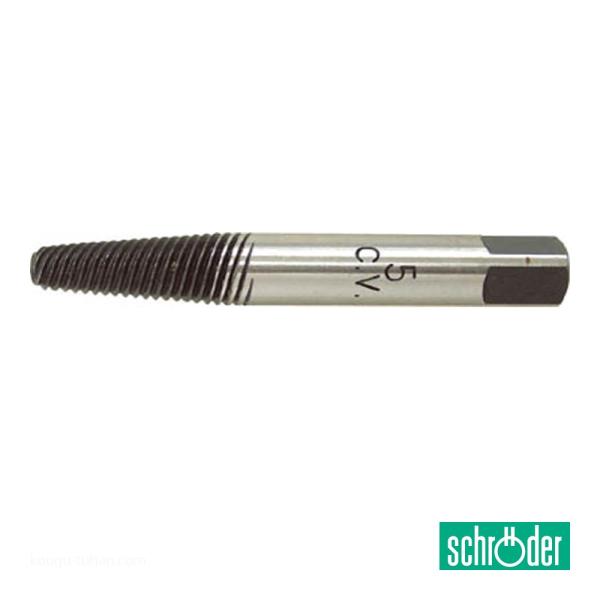 ●名称：スクリューエキストラクター M5-7 (#160/2)●メーカー：SCHROEDER：シュローダー●型番：4.502.0●一般機械向け工具＞ボルト、ナット修正工具＞スクリューエキストラクター「スクリューエキストラクター」●仕様：対応...