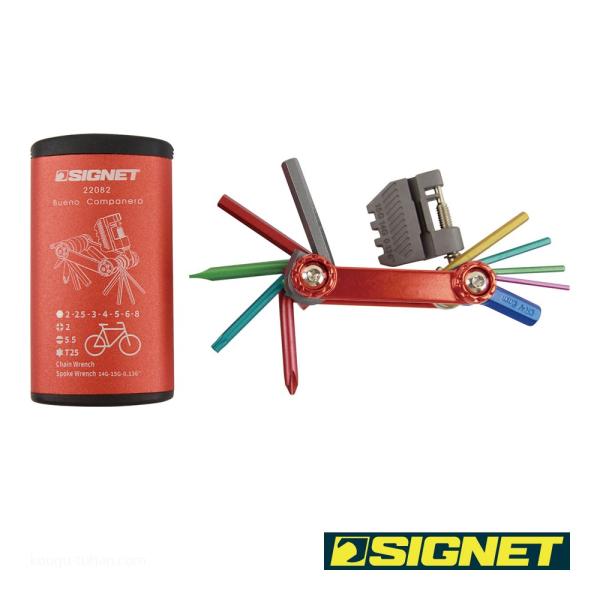 ●名称：フォールディングツールセット オレンジ (カラーケース)●メーカー：SIGNET：シグネット●型番：22082●工具セット＞車載工具セット●セット内容：HEXレンチ：2・2.5・3・4・5・6・8mm TXレンチ：T25 プラスレン...