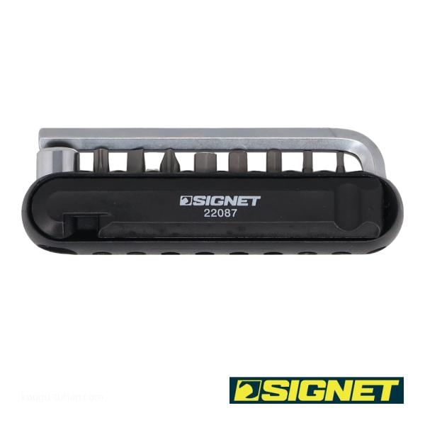 SIGNET 22087 12PCS バイクツールセットmini ブラック