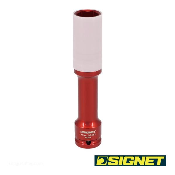 SIGNET 23383 1/2DR ホイルナット用インパクトソケット 21MM ロング