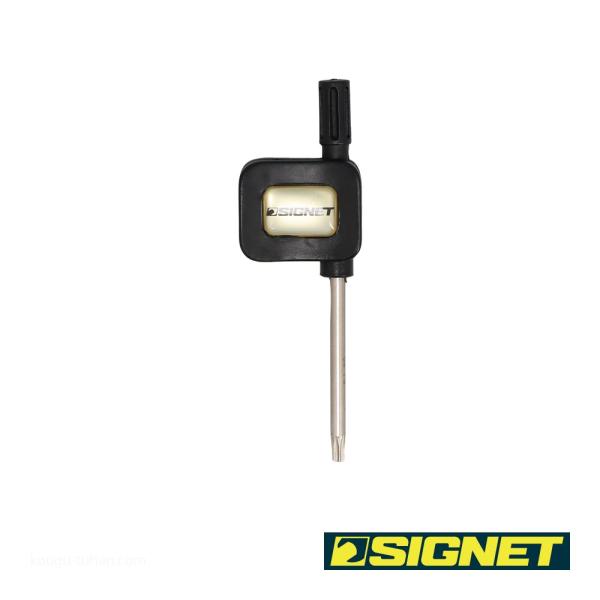 ●名称：T9 フラッグ型 ヘクスローブレンチ●メーカー：SIGNET：シグネット●型番：35829●ドライバー＞へクスローブ(トルクス)ドライバー「シンプルなフラッグ型レンチで精密な作業に」●仕様：全長(mm)：約76 軸長(mm)：約37...