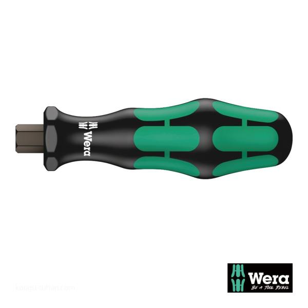 ●名称：80 バリオ 差し替え式ドライバーハンドル●メーカー：Wera：ヴェラ●型番：05002900001●ドライバー＞差し替え式ドライバーハンドル「6mm差し込みのバリオ専用差替式ブレードとアダプターに対応」●仕様：六角サイズ(mm)：...