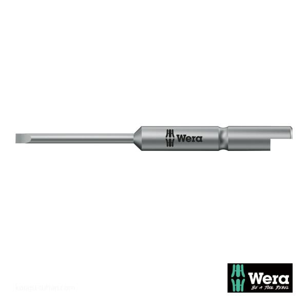 Wera 800/9 C マイナスビット(4mmハーフムーン) 0.40x2.0mm L44mm