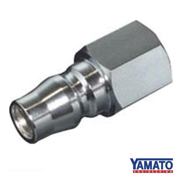 ●名称：鋼鉄BLYカプラ/プラグ (23-PF-F)●メーカー：ヤマトエンジニアリング●型番：BLY23-PF●空圧工具、部品＞BL型カプラ・プラグ●仕様：バルブ構造：片路開閉型 規格：20型 呼び径(”)：3/8 本体材質：鋼(クロムメッ...