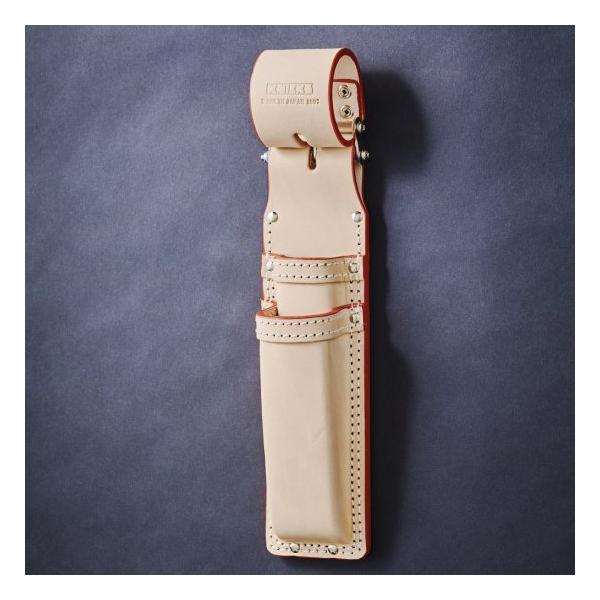 Knicks ニックス チェーンタイプ親子2段ヌメ革ノミホルダー Kn 141dx Kn 141dx 金物と工具の店山崎yahoo 店 通販 Yahoo ショッピング