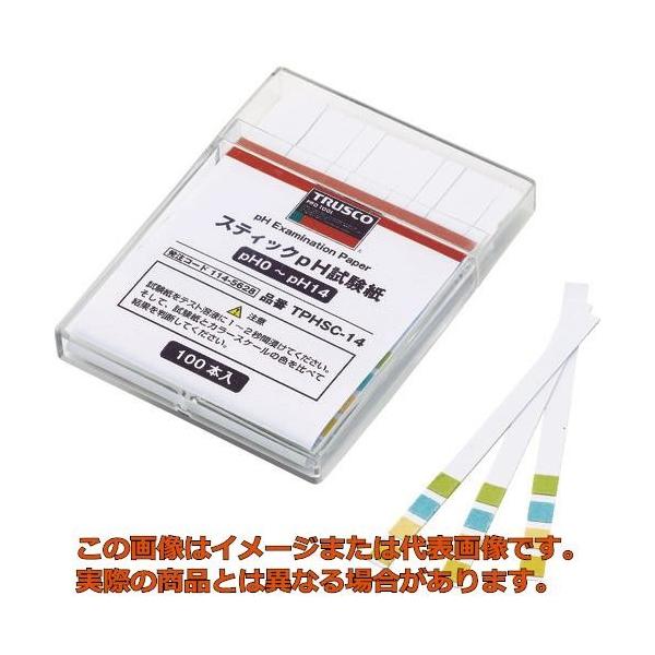 ＴＲＵＳＣＯ　スティックｐＨ試験紙　（ｐＨ０〜１４）
