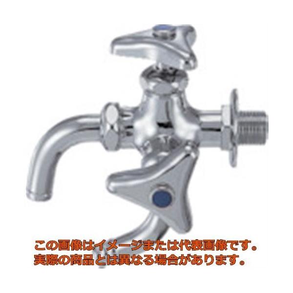 カクダイ 万能ホーム双口水栓 13 : 工具箱.com Yahoo!店 - 通販