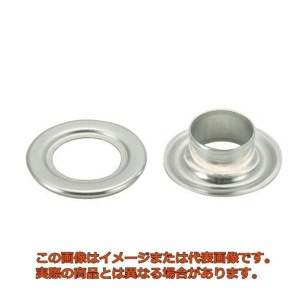 他サイト： ＴＲＵＳＣＯ　両面ハトメ　アルミ　８ｍｍ　４００組入　　（円筒ケース入）の商品画像