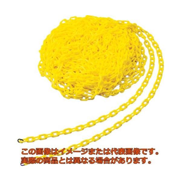 【代引不可・配達日・配達時間帯指定不可】ＴＲＵＳＣＯ　プラチェーン　６ＭＭＸ３０Ｍ　イエロー