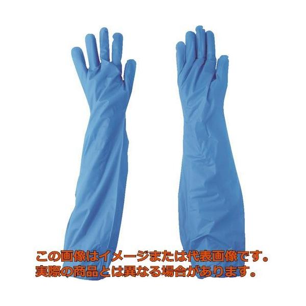 【代引不可・配送日時指定不可】エステー　ＮＯ９４４ポリエチレン使い切り手袋ロングタイプブルー　（３０枚入）