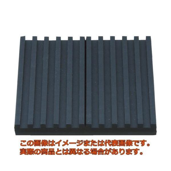 他サイト： ＴＲＵＳＣＯ　防振パット　ミニシートタイプ　１００×１００　厚み１０ｍｍ　天然ゴムの商品画像