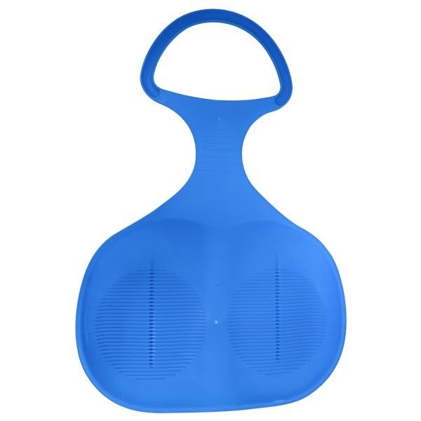 子供用ヒップスライダー　(握り取っ手付き　ソリ)色：水色 全長　およそ　57cm全幅　およそ　38cmレジャー施設向け商品なので、厚みがあり、少し大きめのヒップスライダーです。プラスチック樹脂製。スライダーとして、芝生や斜面、雪上などの滑走...